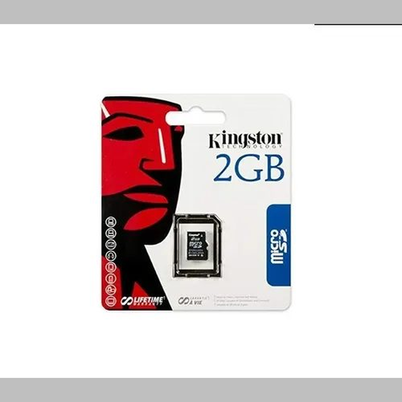 Tarjeta de Memoria SD 2GB Kingston