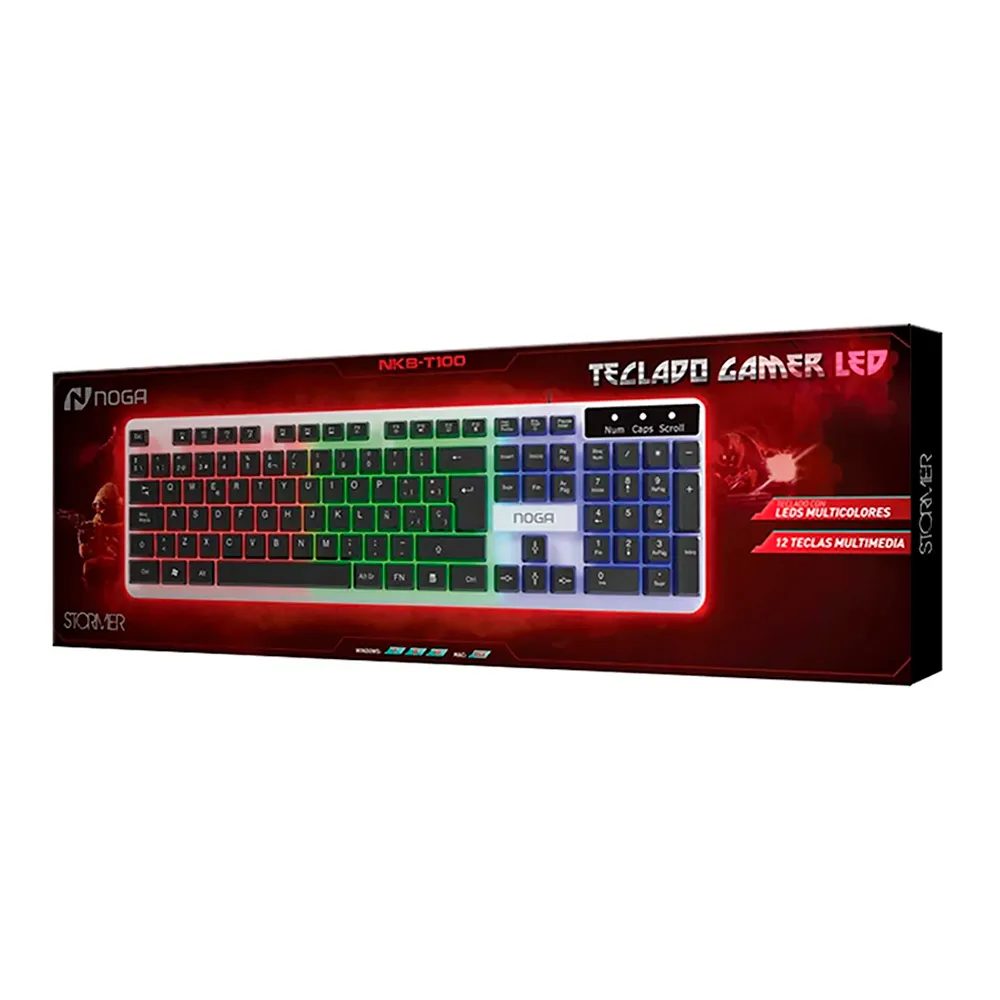 TECLADO NOGA STOMER NKB-T100 - foto 2