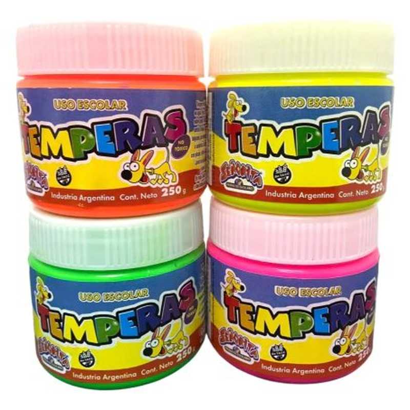 TEMPERA POTE FLUO Señorita