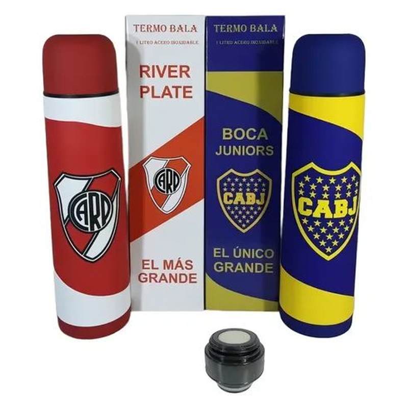 TERMO ACERO RIVER -BOCA 1 LITRO