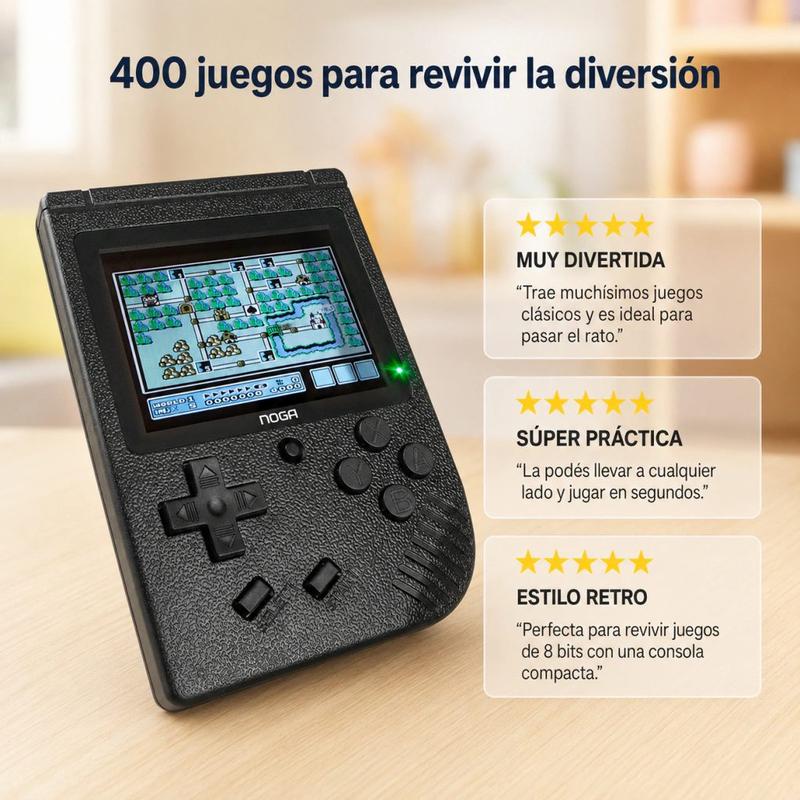 CONSOLA RETRO NOGA POCKY R8 - foto 2