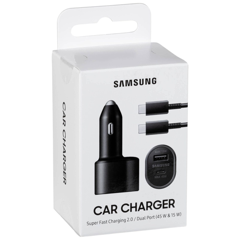 CARGADOR SAMSUNG DUO 60W AUTO PD