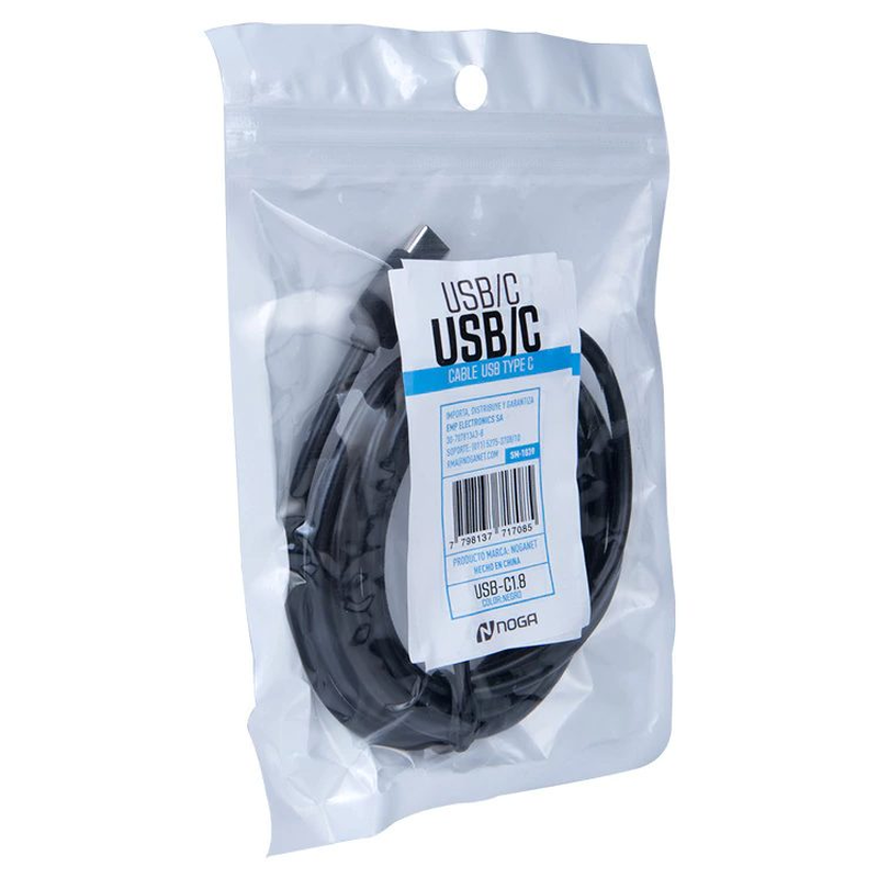 CABLE USB A USB-C 1.8MT NOGA USB-C4