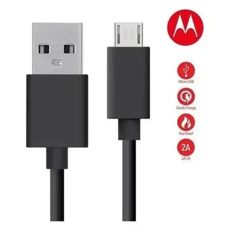 CABLE USB A MICRO USB V8 MOTO