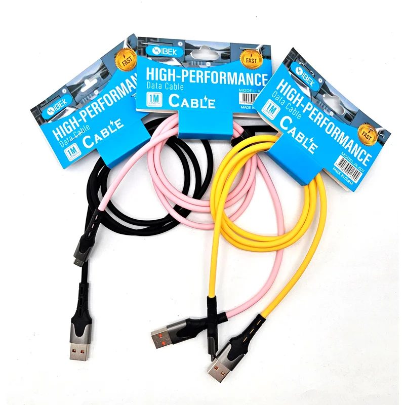 CABLE USB A USB-C IBEK GOMA Reforzado