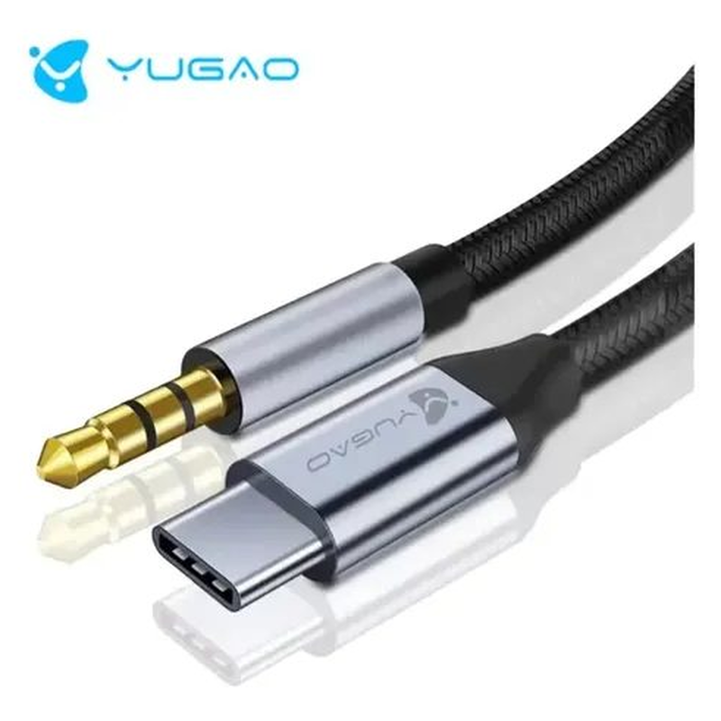 CABLE ADAPTADOR YUGAO USB-C A AUXILIAR YX-Y02