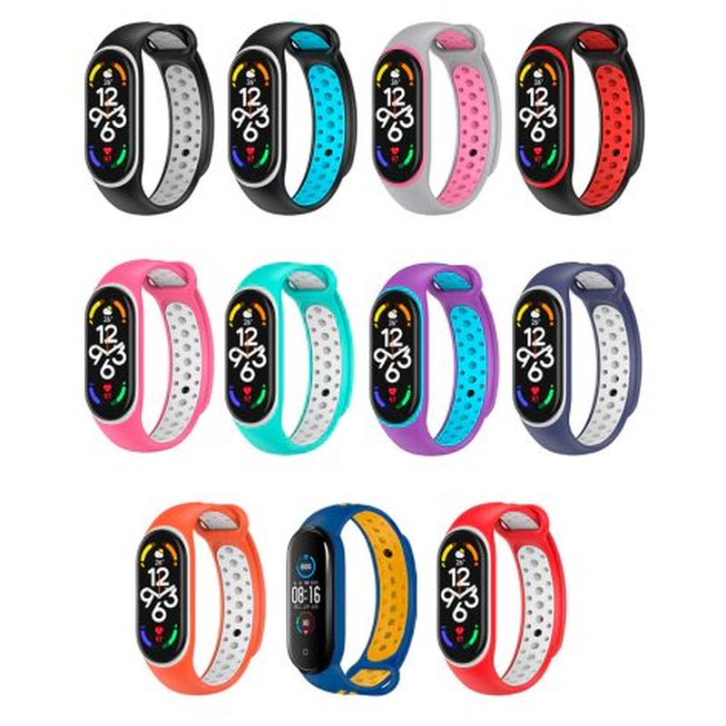 MALLA SILICONA XIAOMI BAND 5/6/7 DUAL - foto 2