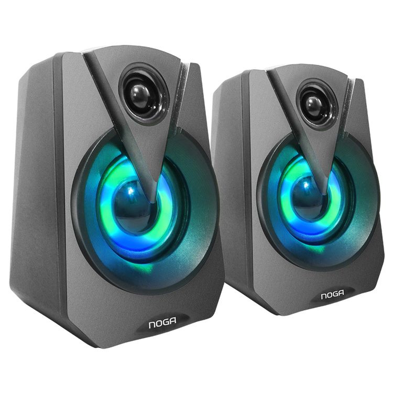 PARLANTES MULTIMEDIA 2.0 CON LEDS NG-503P