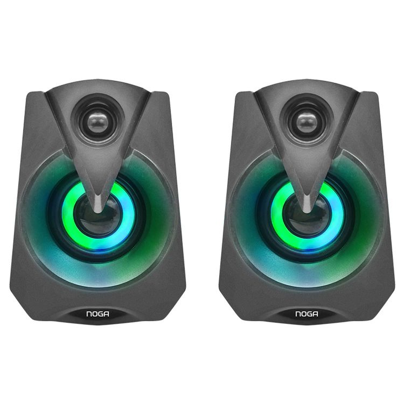 PARLANTES MULTIMEDIA 2.0 CON LEDS NG-503P - foto 2
