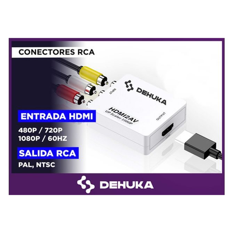 Adaptador conversor HDMI a RCA Dehuka - foto 2