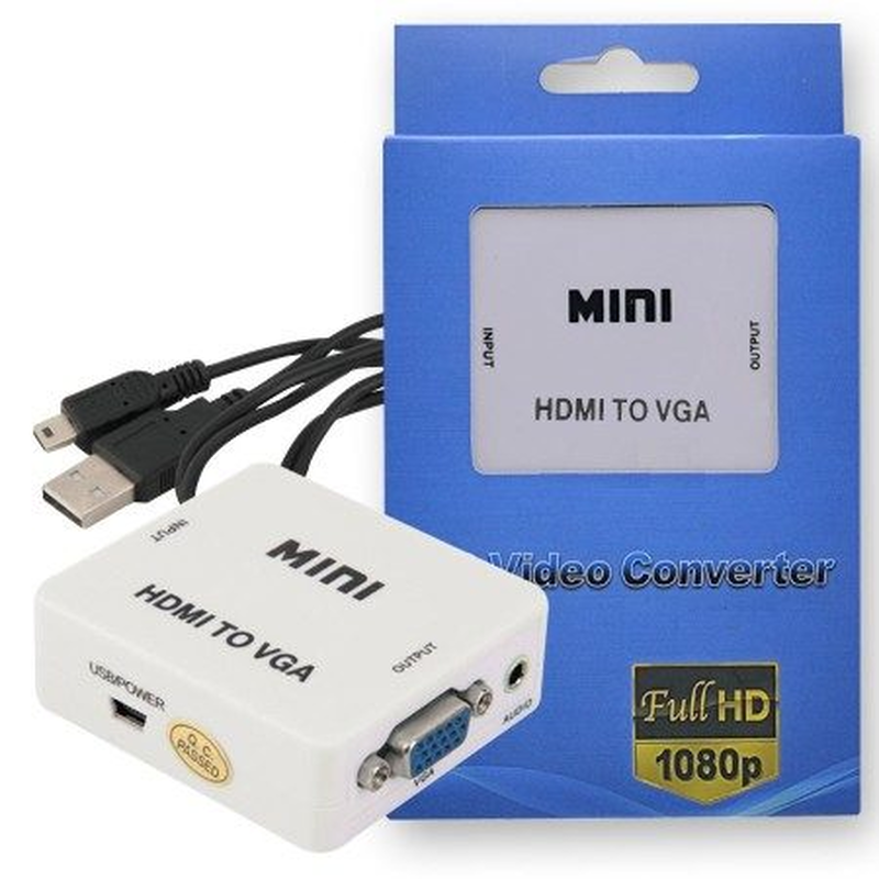 Adaptador Conversor HDMI a VGA activo - foto 1
