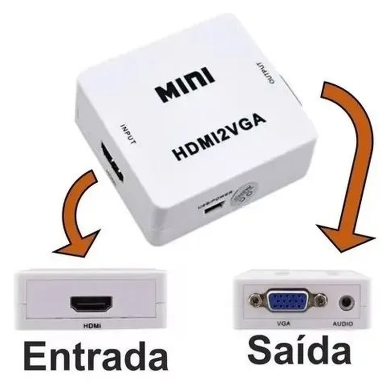 Adaptador Conversor HDMI a VGA activo - foto 2