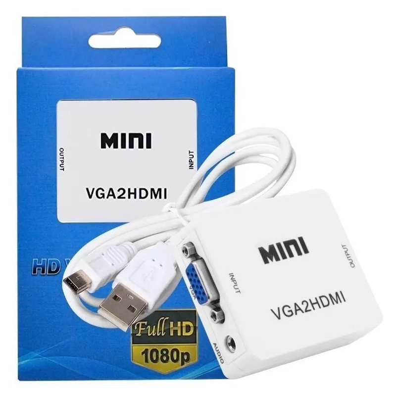 Adaptador Conversor VGA a HDMI activo