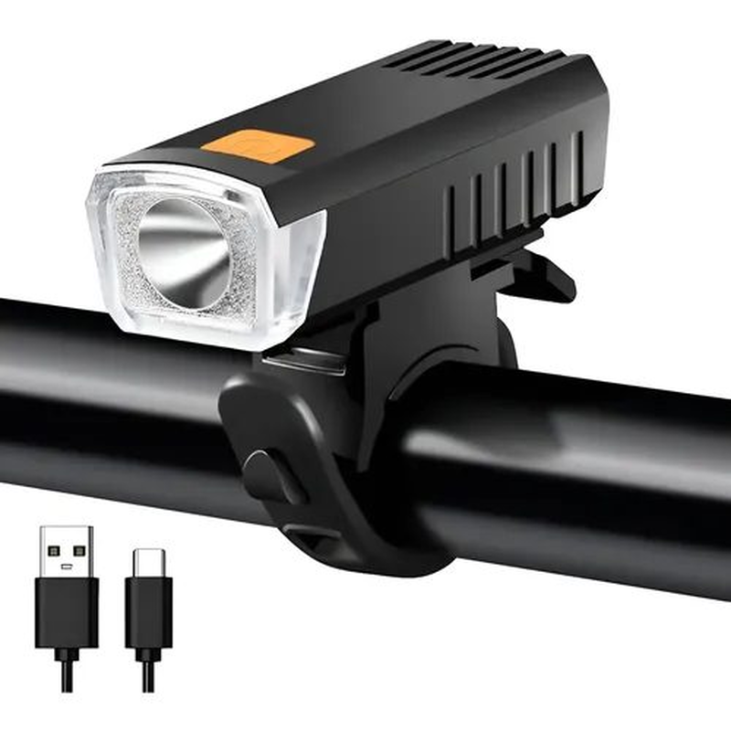 Luz delantera para Bicicleta Recargable USB - foto 1