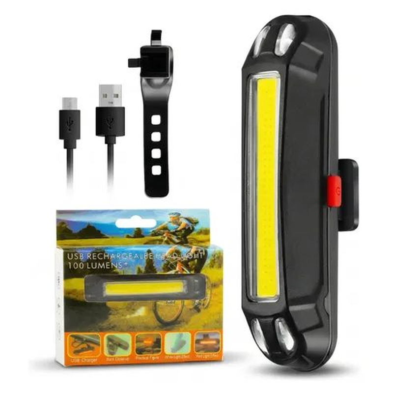 Luz Led Trasera Y Delantera Para Bici Y Monopatin