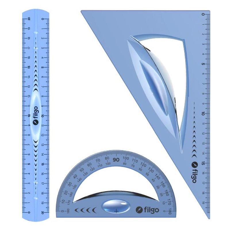 SET DE GEOMETRIA GEO FLEX 3PCS FILGO - foto 1