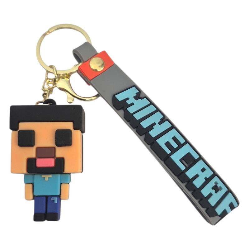 Llavero minecraft 3D Silicona