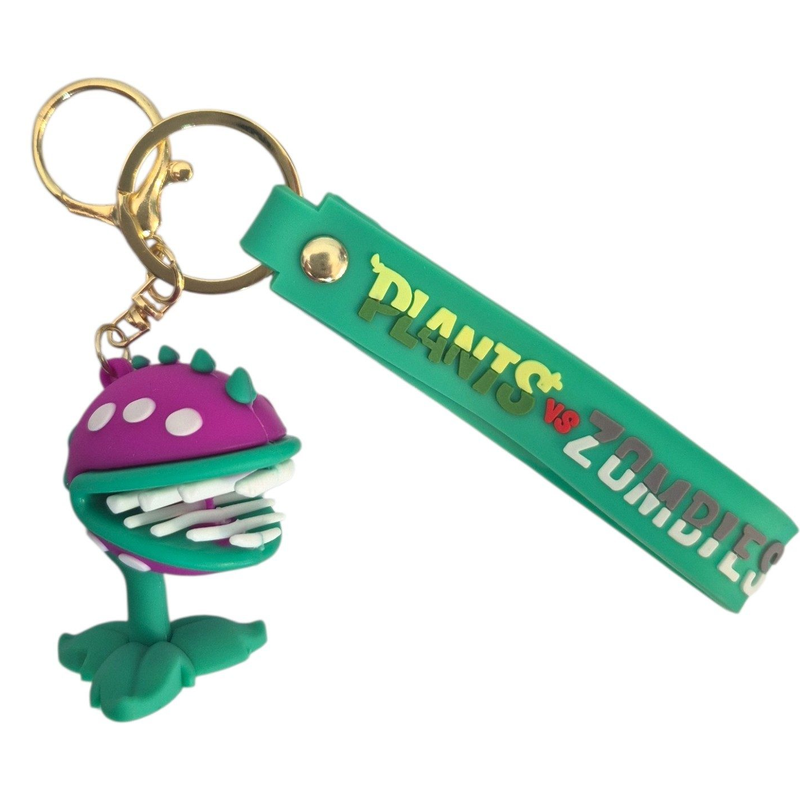 Llavero Plantas VS Zombies 3D Silicona - foto 1