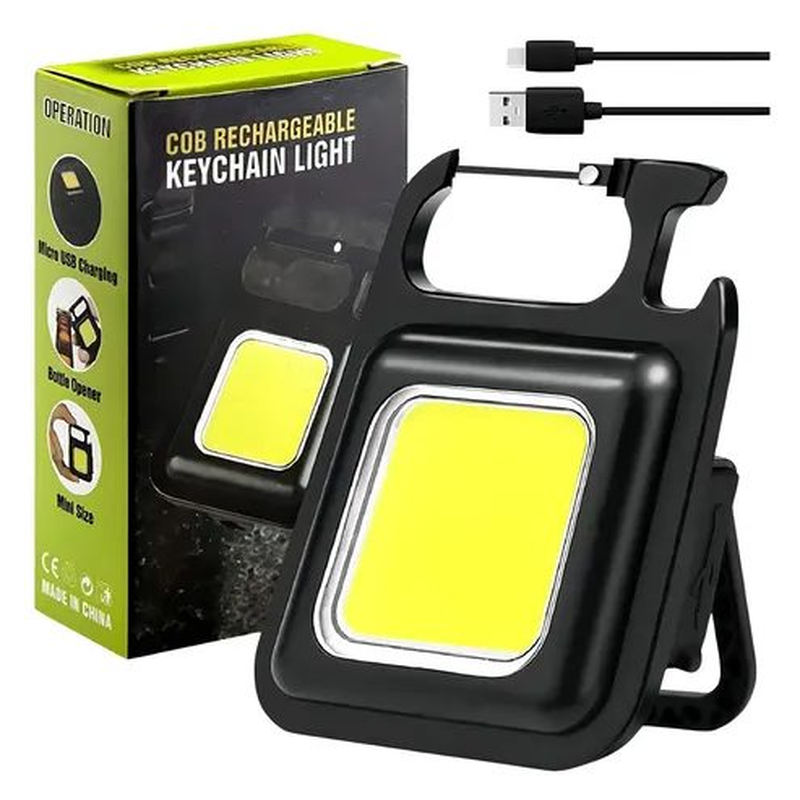 Mini Linterna Led Recargable Usb Llavero Luz Blanco Frio - foto 1