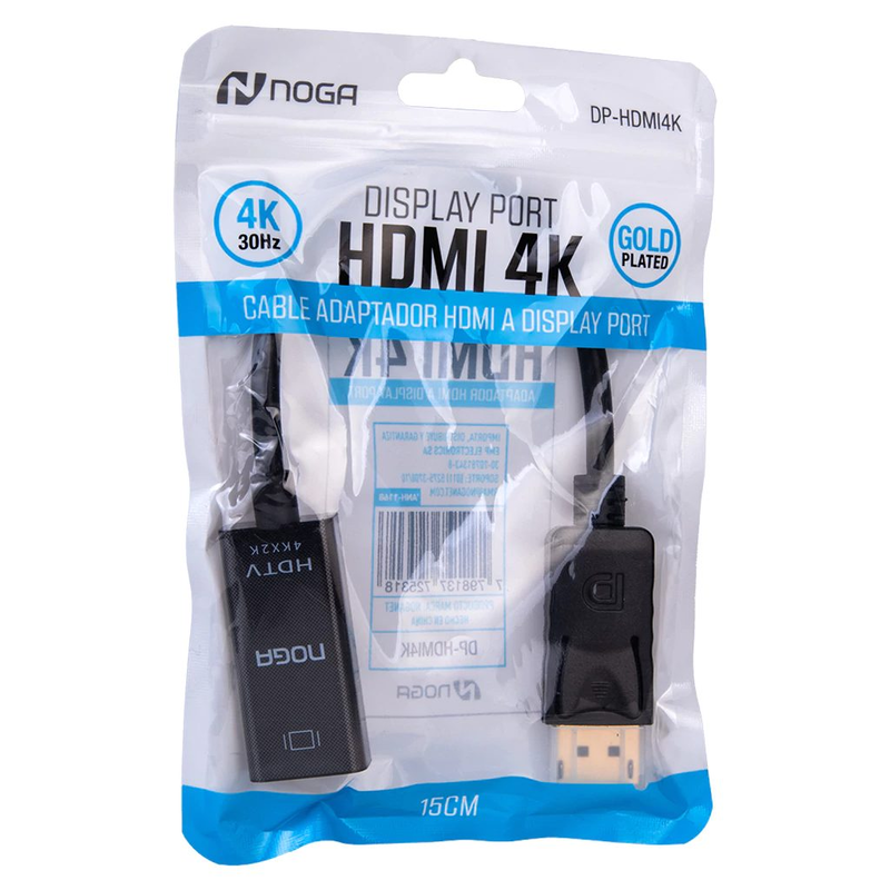 Adaptador Cable Hdmi A Display Port Conversor Noga Dp-hdmi4k - foto 2