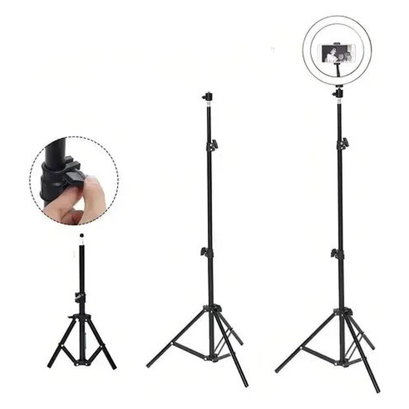 Tripode Camara Celular Selfie Extensible 2 Mts aro de luz - foto 2