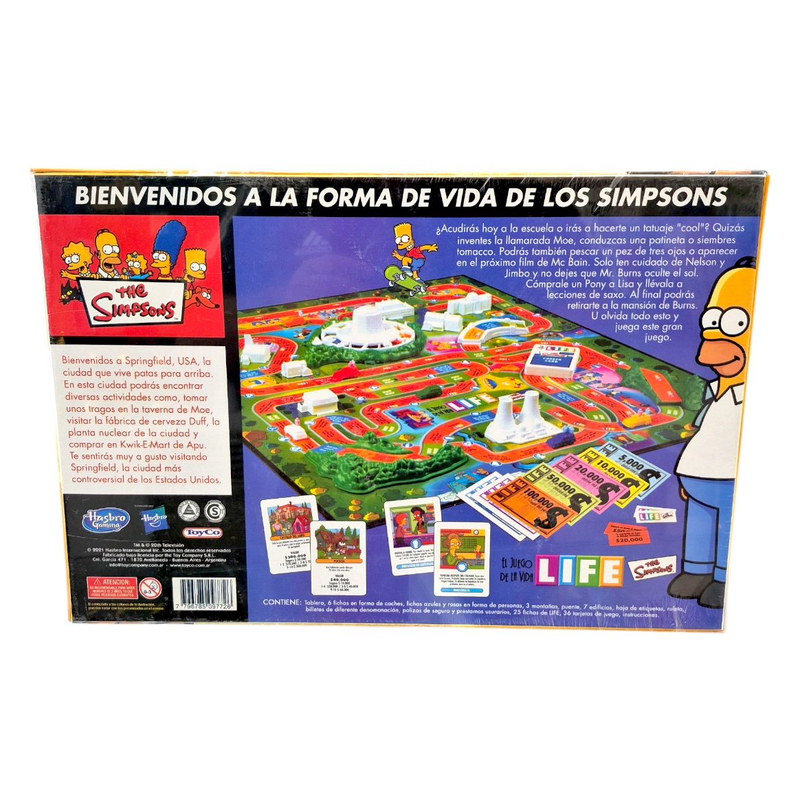 Life el juego de la vida - Los Simpson Hasbro juego de mesa - foto 2
