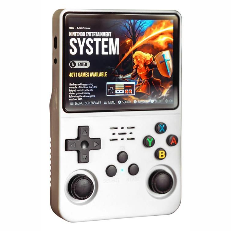Consola Portátil R36S 20.000 Juegos Blanca - foto 2