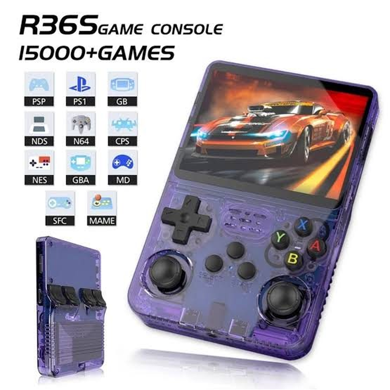 Consola Portátil R36S 20.000 Juegos Blanca - foto 3