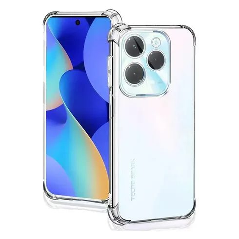 FUNDA INFINIX HOT40 transparente anti shock reforzada - foto 2