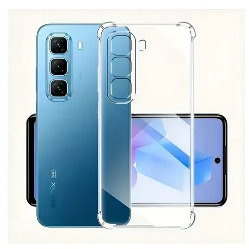 FUNDA INFINIX HOT 50 PRO transparente anti shock reforzada - foto 1