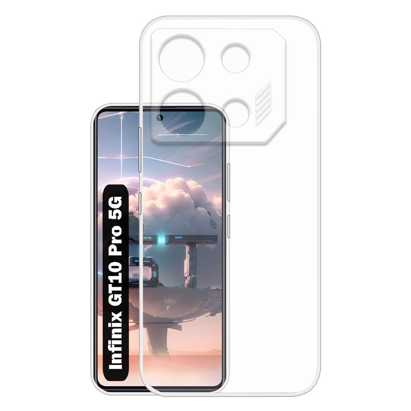 FUNDA INFINIX GT10 PRO 5G transparente anti shock reforzada