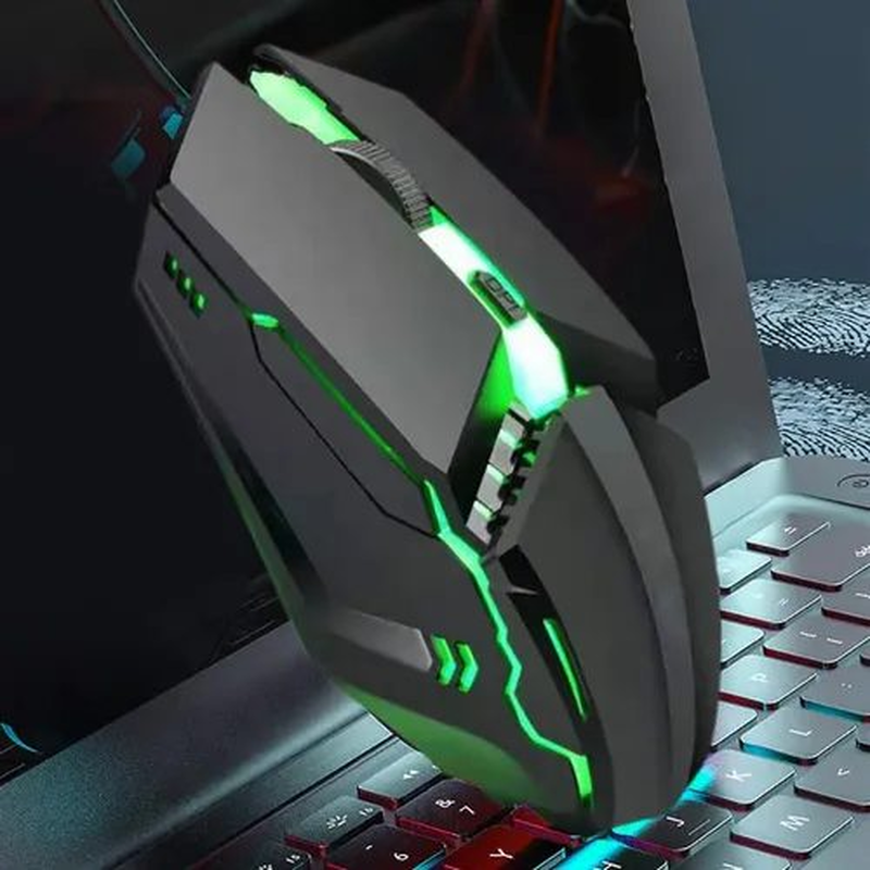 Mouse Gamer con cable Luces RGB X1 NT