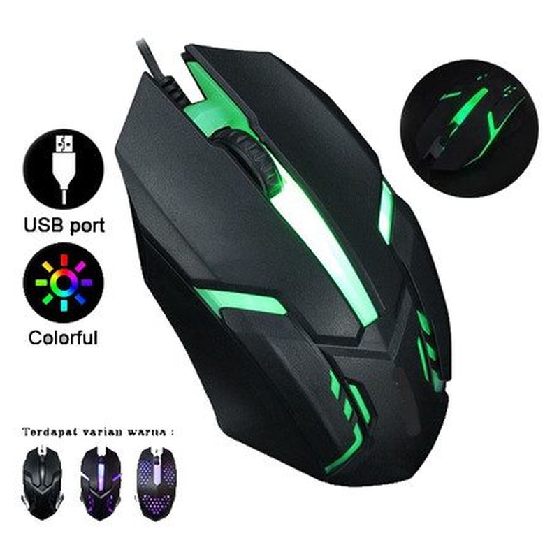 Mouse Gamer con cable Luces RGB X1 NT - foto 2