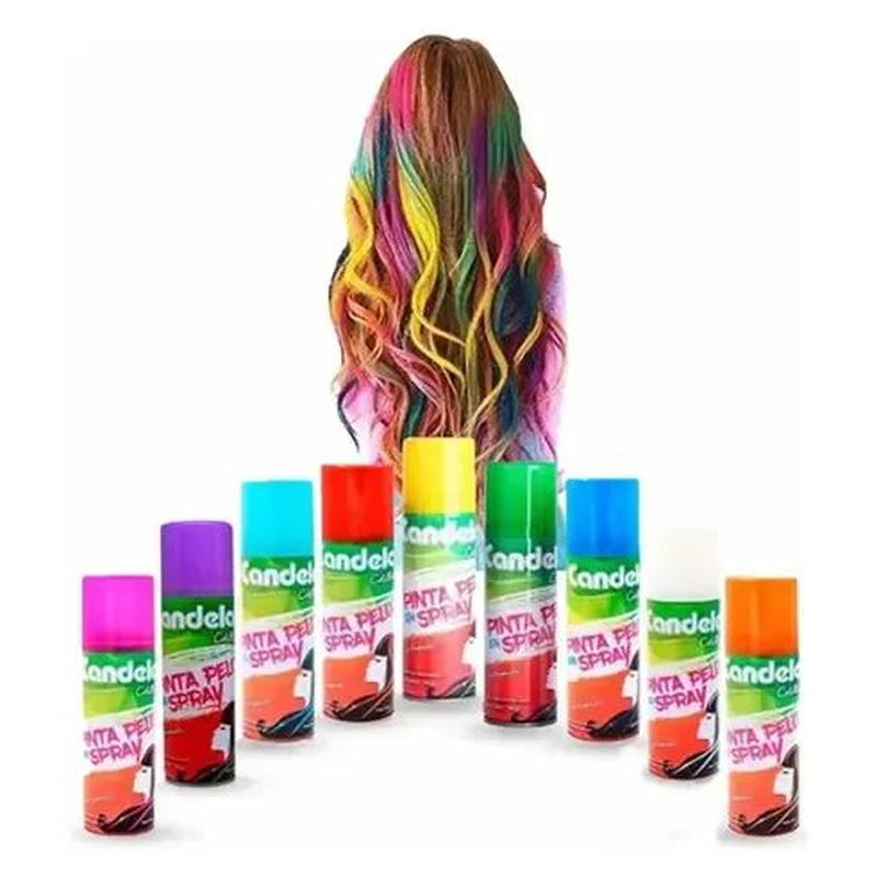 Pinta Pelo Spray Candela 80gr Colores