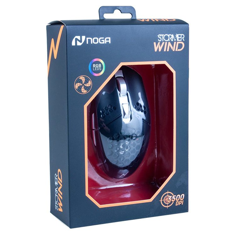 MOUSE GAMER RGB CON VENTILACIÓN Noga Stormer Wind - foto 5