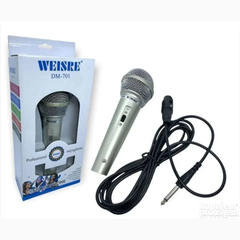 Micrófono dinámico para Karaoke profesional weisre Dm-701 - foto 2