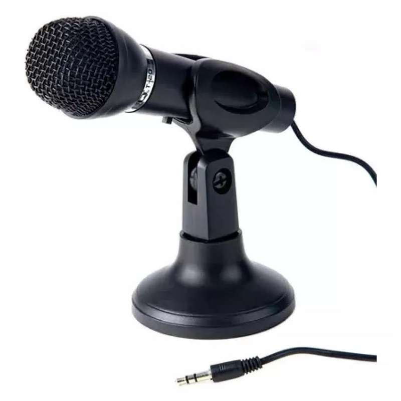 MICROFONO CON CABLE Y BASE HI FI Dinax Extreme 3.5mm PC - foto 2