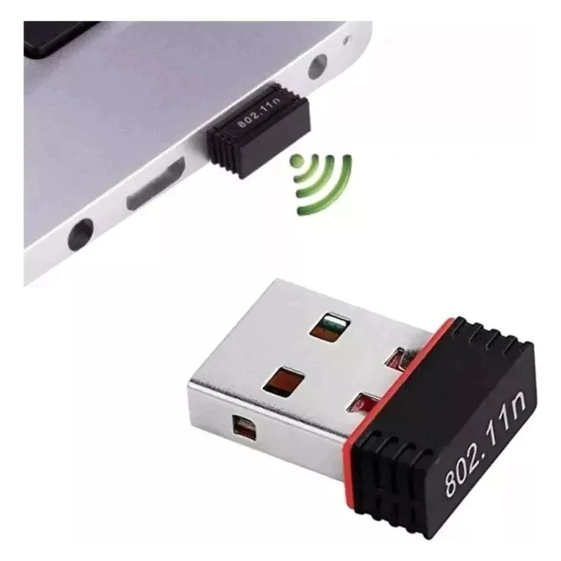 Adaptador Receptor USB WiFi Dongle 150mbps internet - foto 1