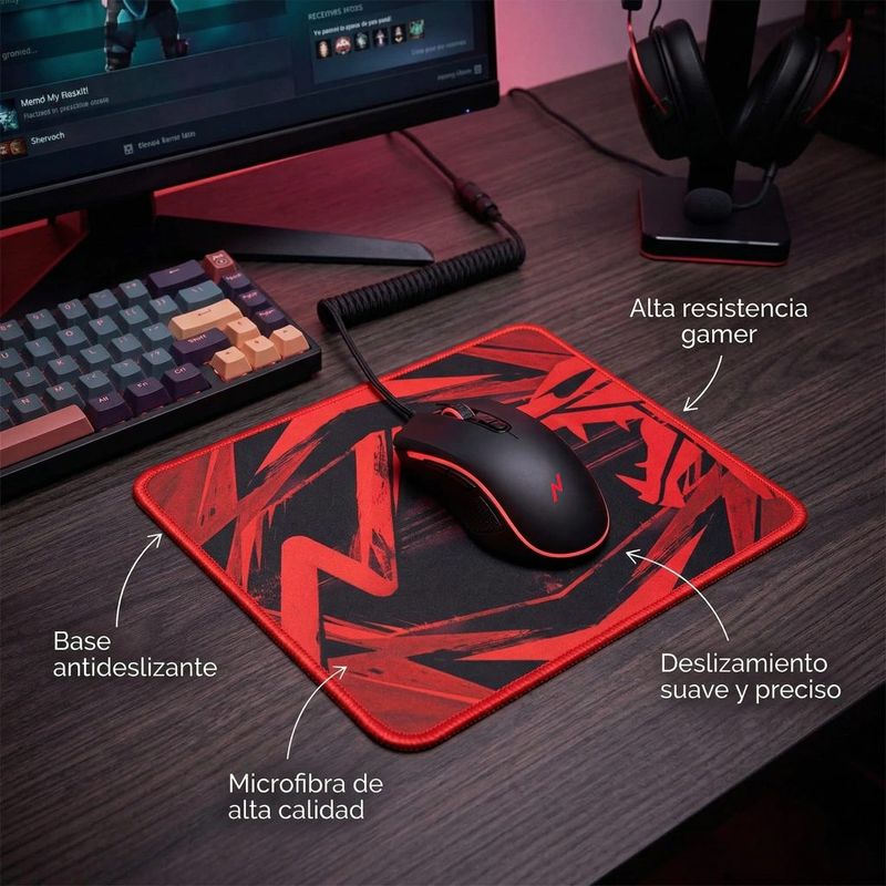 MOUSE PAD GAMER STORMER NOGA ST-G13 - foto 2