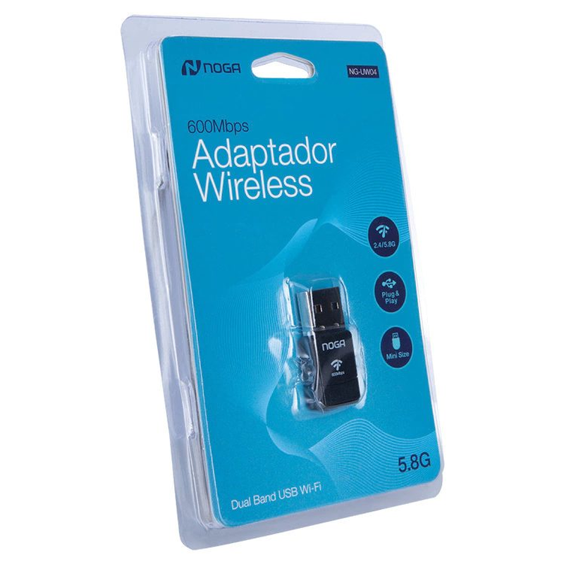 ADAPTADOR de Red WiFi WIRELESS 600 MBPS PC Noga - foto 2