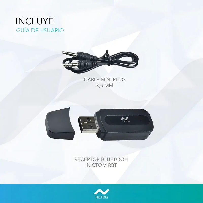 Receptor Audio Bluetooth Adaptador Aux Musica Auto Parlante USB - foto 3