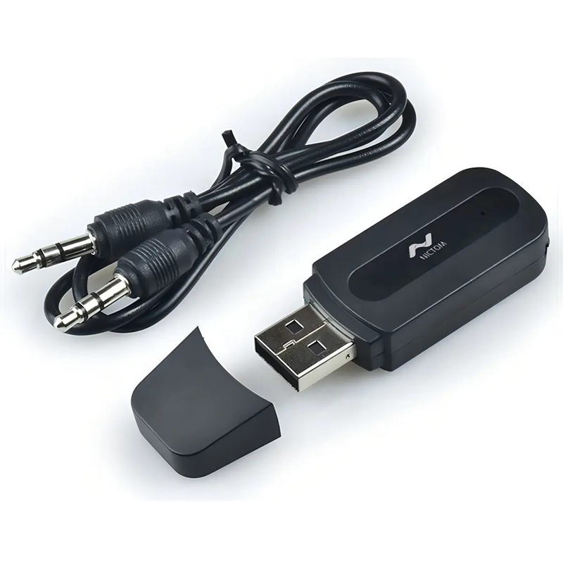 Receptor Audio Bluetooth Adaptador Aux Musica Auto Parlante USB - foto 1