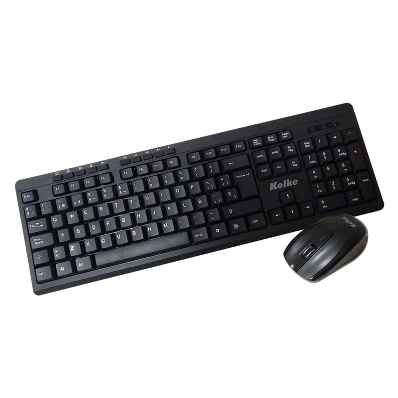 TECLADO y MOUSE INALÁMBRICO KOLKE | KEK-195 PC USB - foto 1