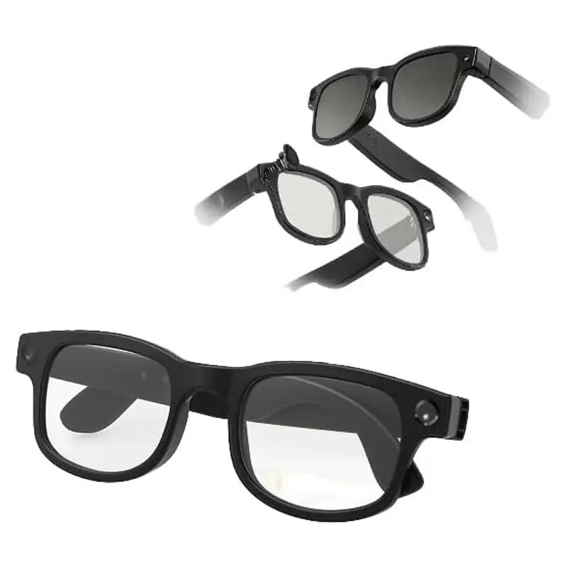 Gafas Inteligentes Anteojos Camara Musica Video Traductor Ia Transparante Negro - foto 1