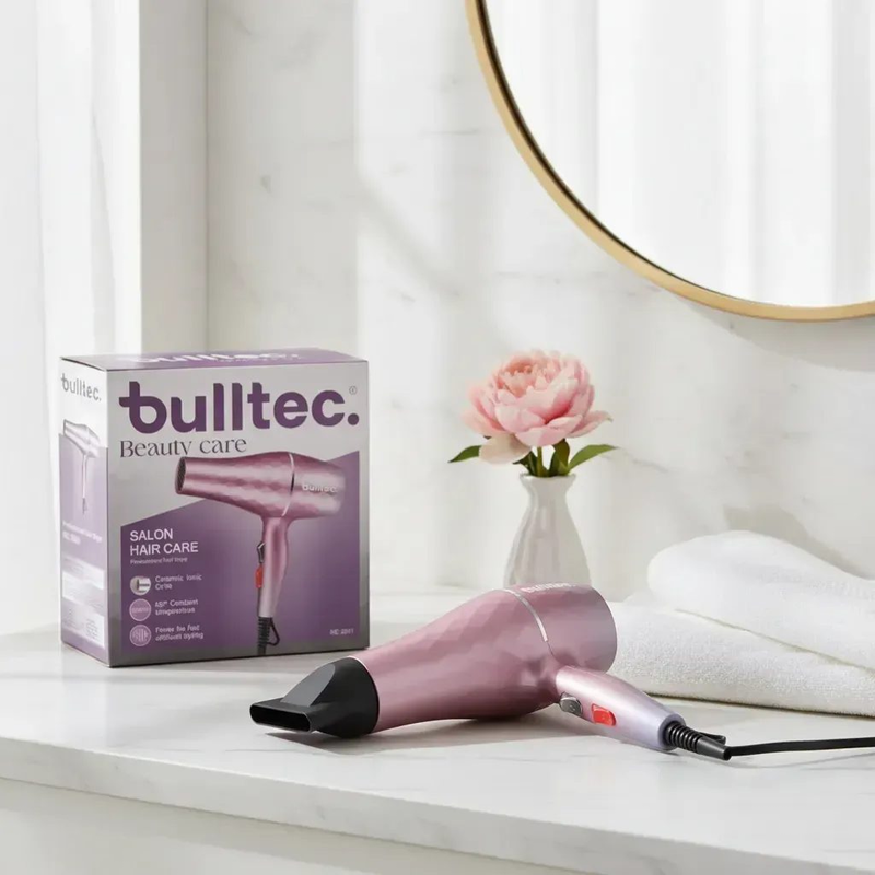 Secador De Pelo Profesional 1800w Bulltec Iónico Rosa Pálido - foto 3