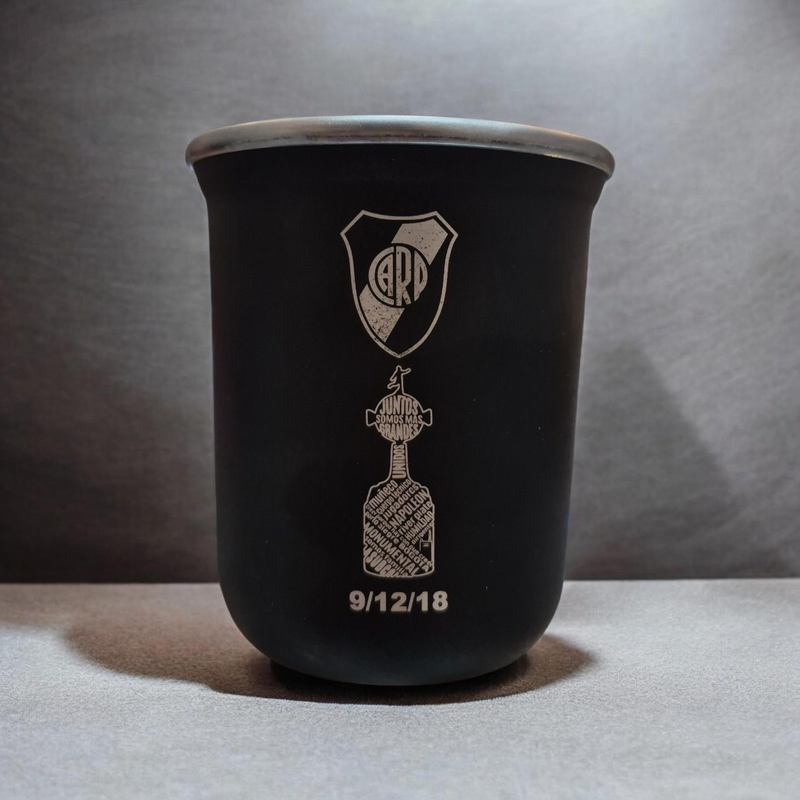 Mate River Plate - grabado Aluminio termico - foto 1