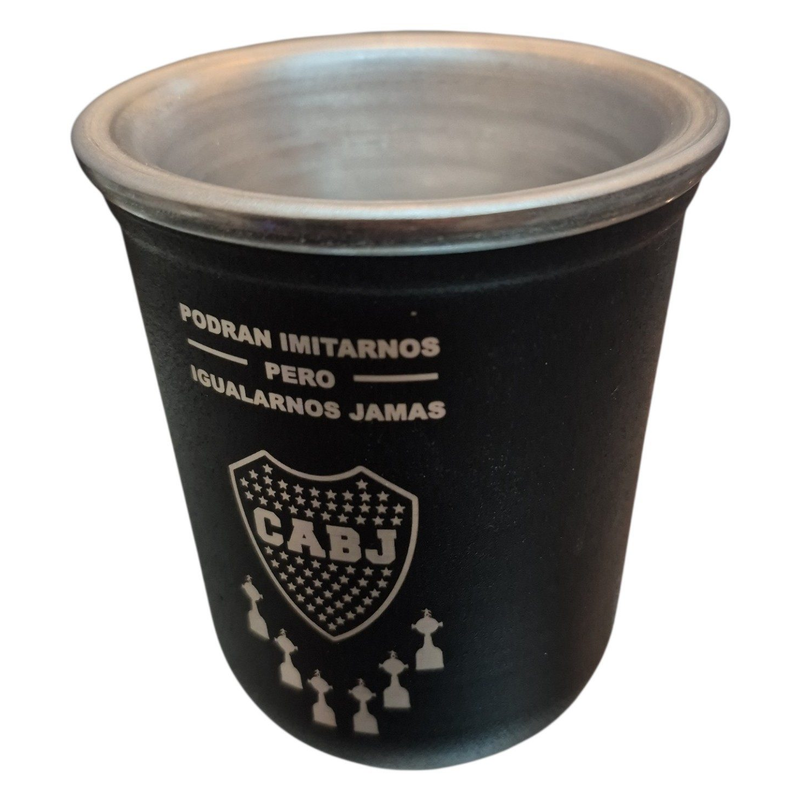 Mate Boca Juniors - grabado Aluminio Termico - foto 2