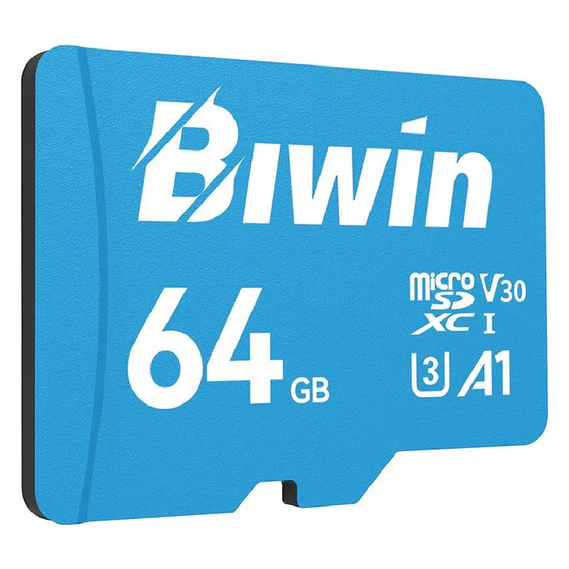 Tarjeta de Memoria MicroSD 64GB Biwin – Alta Velocidad (V30 / U3 / A1) - foto 3