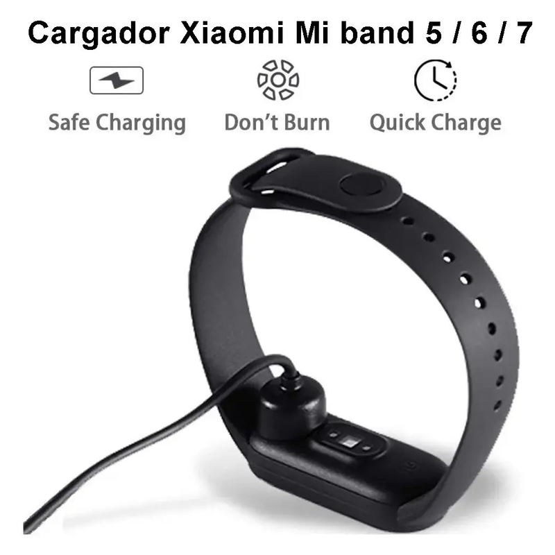 Cable Cargador Para Xiaomi Mi Band 5 6 7 Smart Carga Rapida - foto 2