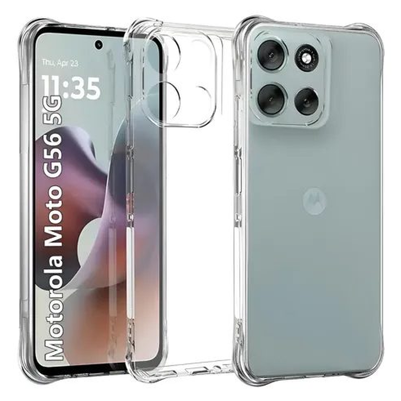 FUNDA MOTO G56 5G Anti shock transparente - foto 1